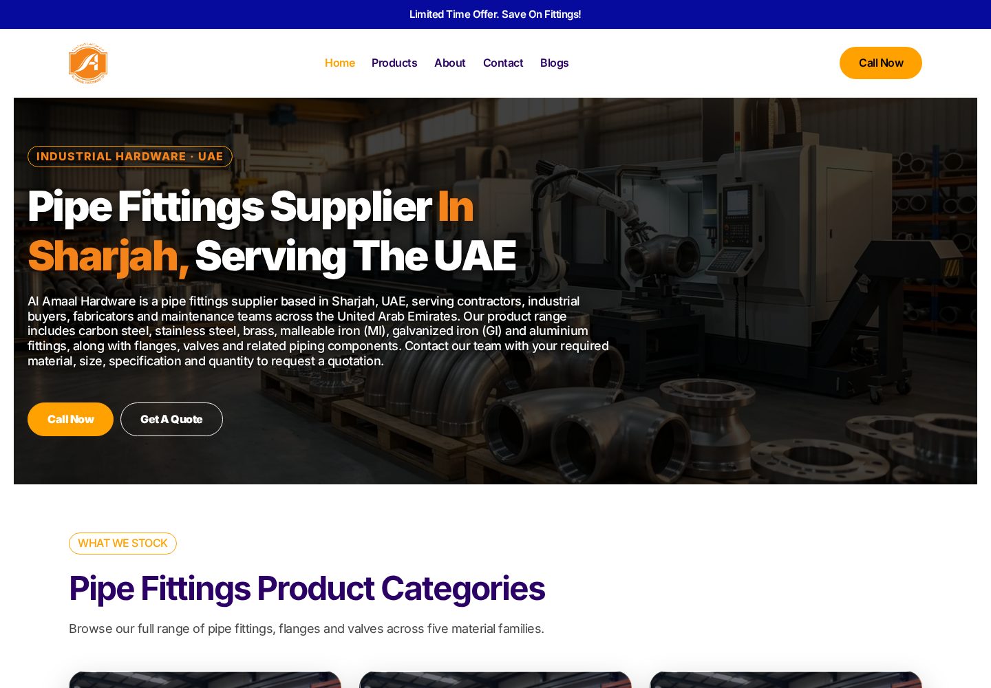 Al Amaal Hardware website