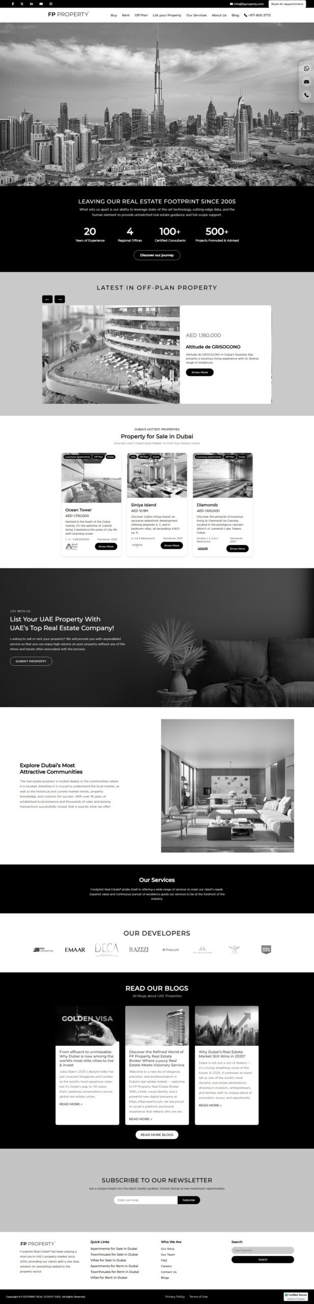 Foot Print website